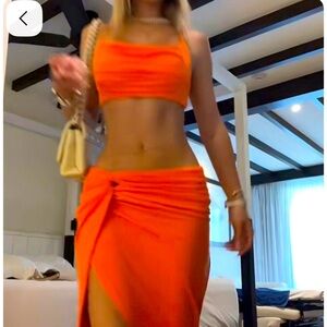 Neon orange set